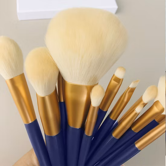 Series of 12 Makeup Brushes Fashion Luxury Customized Concealer Brush Eyebrow Blush Powder Makeup Brush