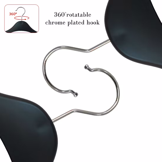 Grucce firmate in plastica antiscivolo per abbigliamento e biancheria