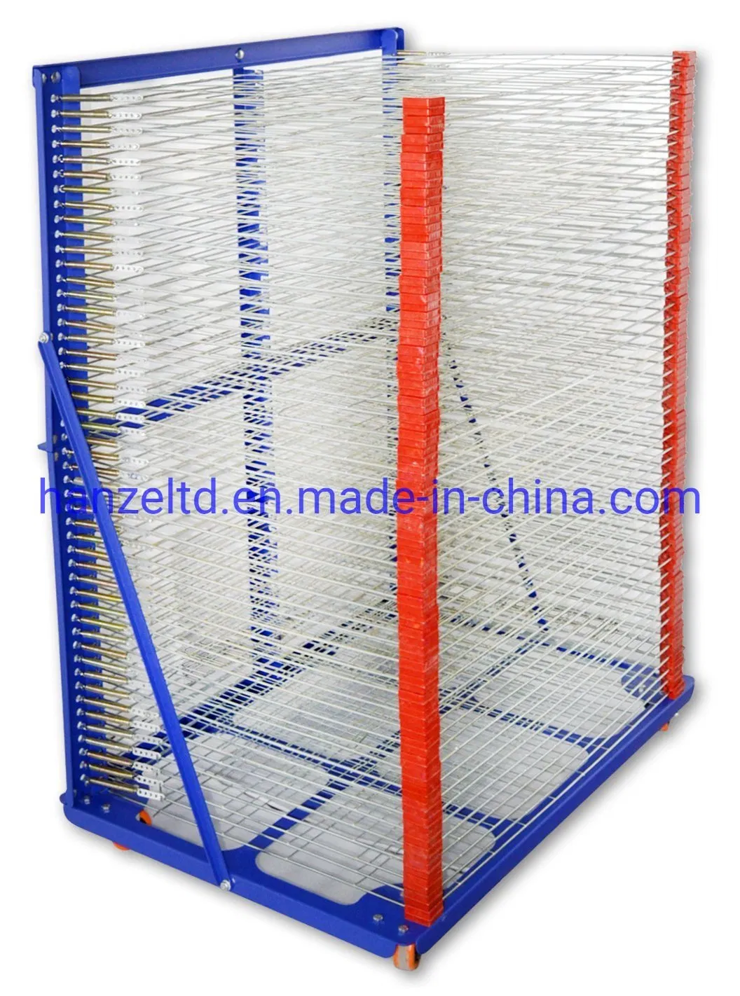 Stendibiancheria serigrafica a 50 strati per tessuti